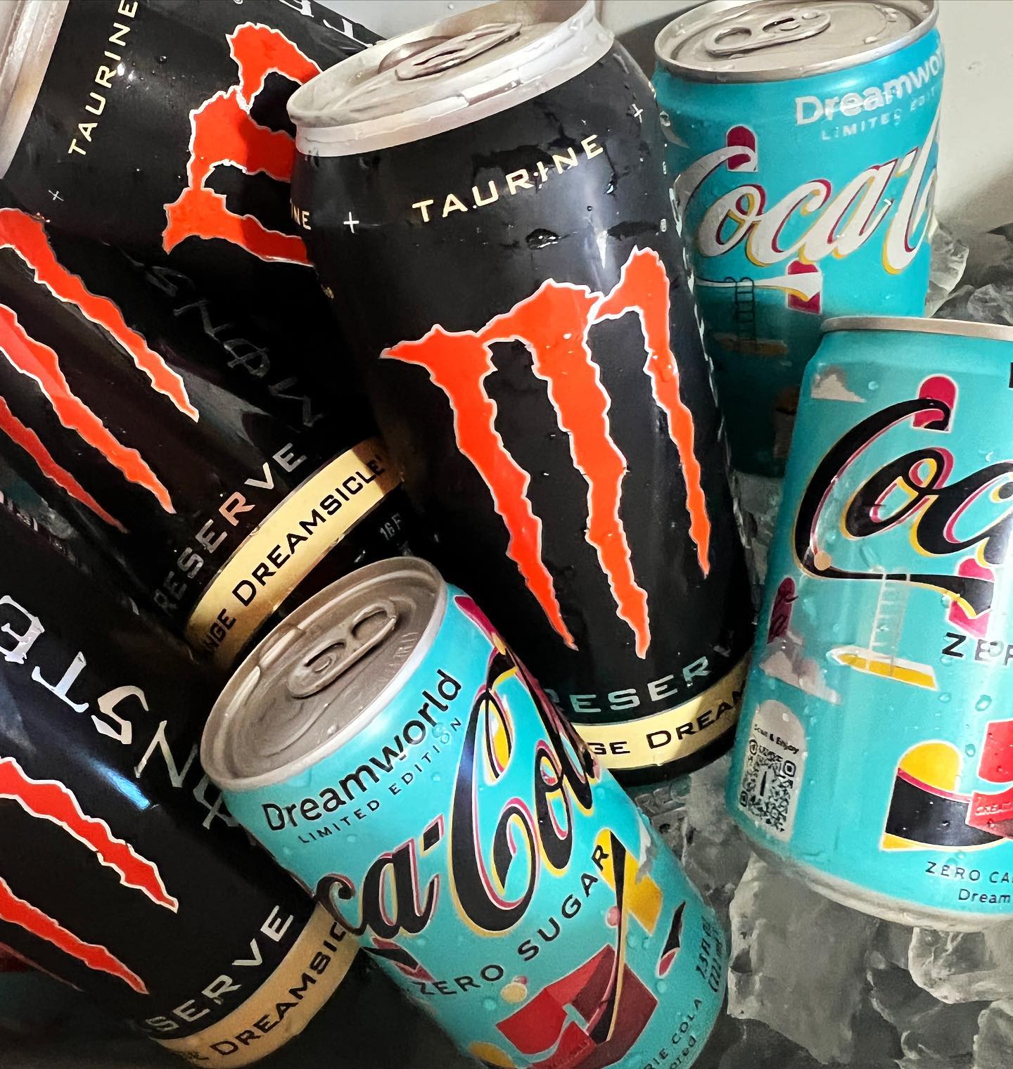 We tasted the future, thanks to @cocacola. 
🥤
Look for Coca-Cola Dreamworld and Monster Orange Dreamsicle to hit the shelves soon! (The latest @monsterenergy flavor won't be out for a few weeks, but it's worth the wait.)